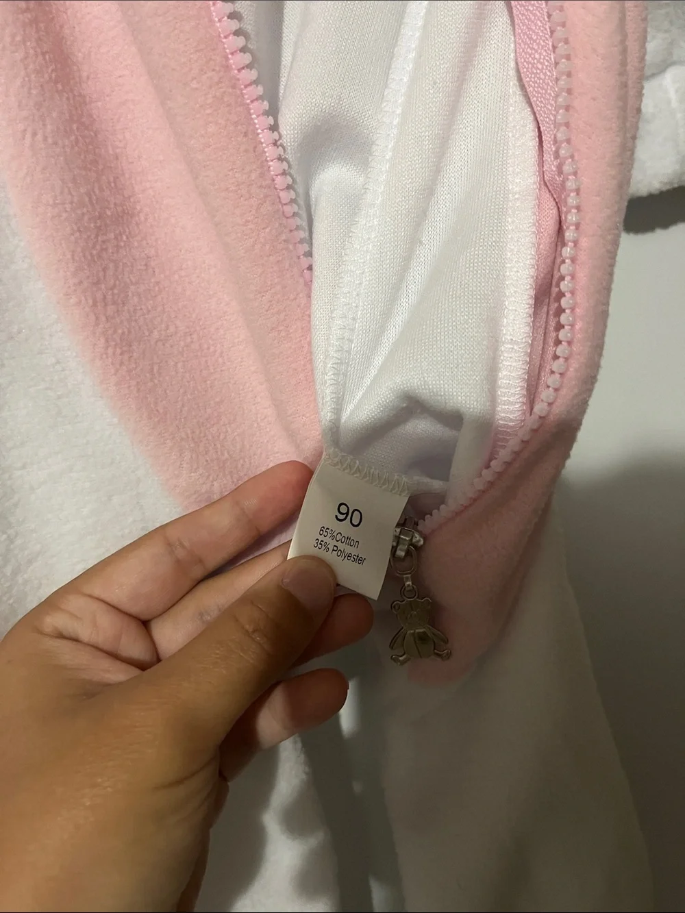 Unicorn Baby One-Piece with Gold Horn & Pink Ear Accents